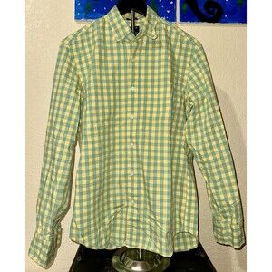 J.Crew Men’s Medium Slim Flex Washed Casual Shirt Checkered